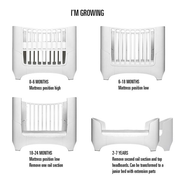 Leander Classic Baby-Juniorbett 0-7 Jahre in weiß