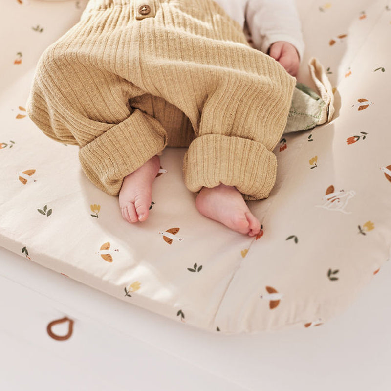 Dear April Kleines Wickelkissen in 'Songbirds' 58x65cm