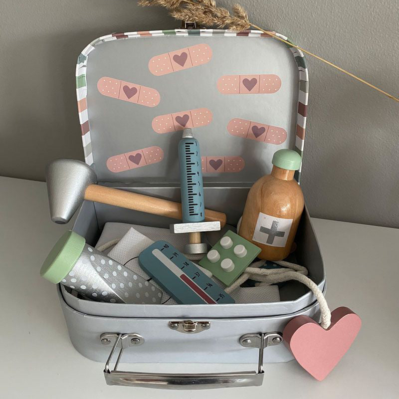 Jabadabado Arztkoffer in silber