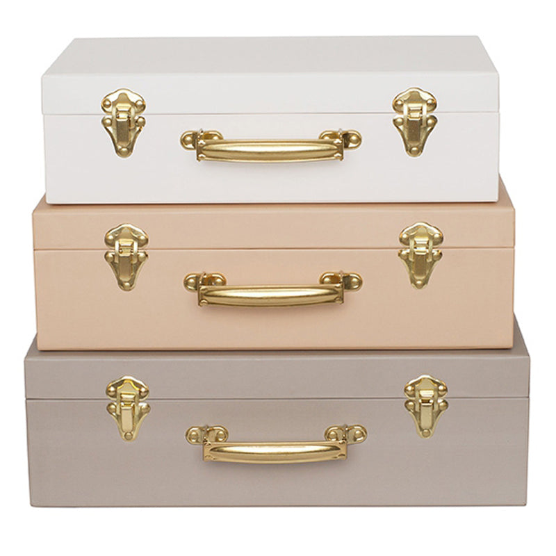 Jabadabado Koffer-Set 3-teilig in beige