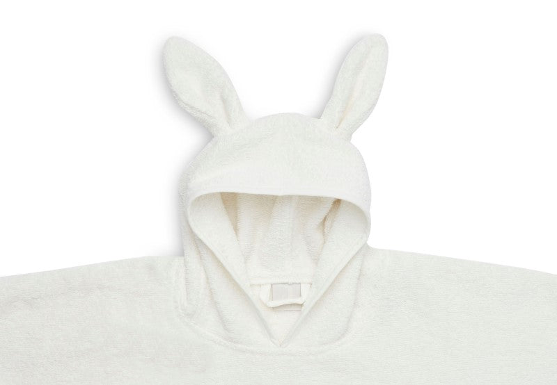 Jollein Badeponcho mit Hasenohren in ivory