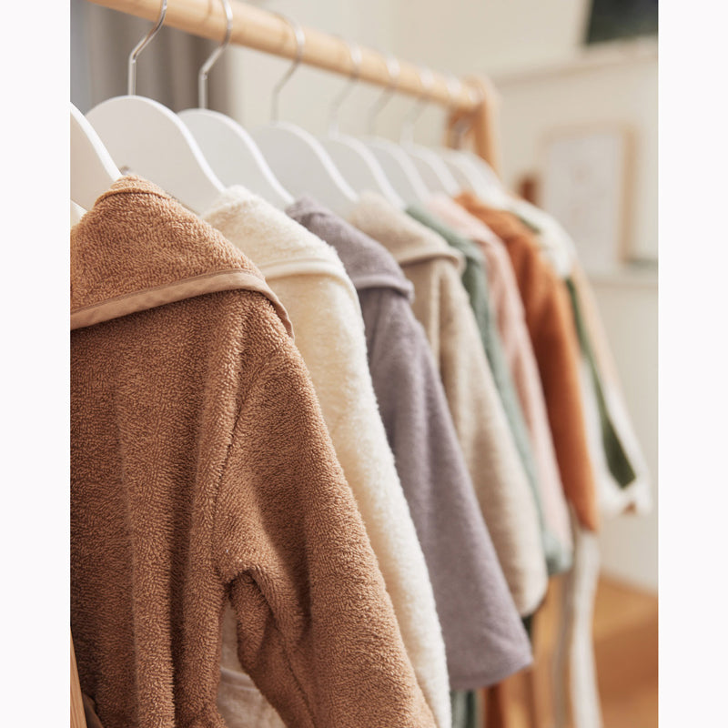 Jollein Bademantel mit Hasenohren 3-4 Jahre in ash green