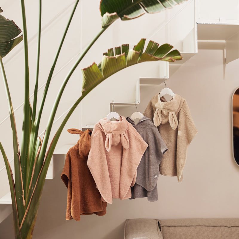 Jollein Badeponcho mit Hasenohren in pale pink
