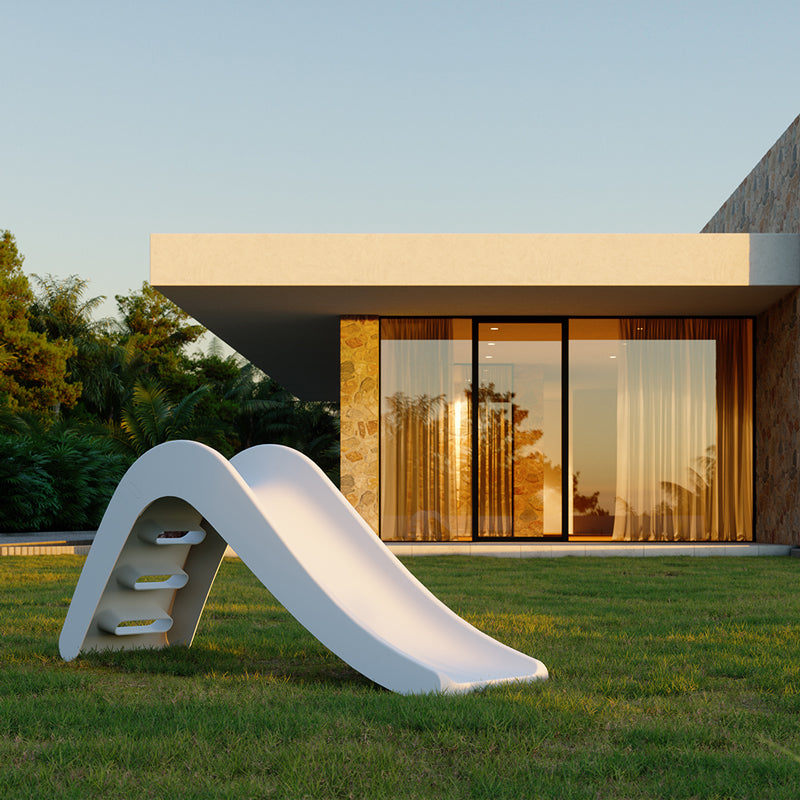 Jupiduu Outdoor Kinderrutsche White Dolphin - weiß