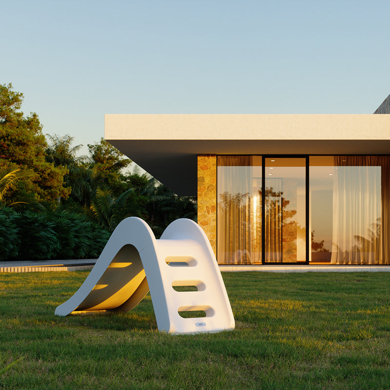 Jupiduu Outdoor Kinderrutsche White Dolphin - weiß