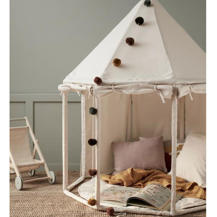 Kids Concept Pavillon in cremeweiß ca. Ø 120 x H 142cm