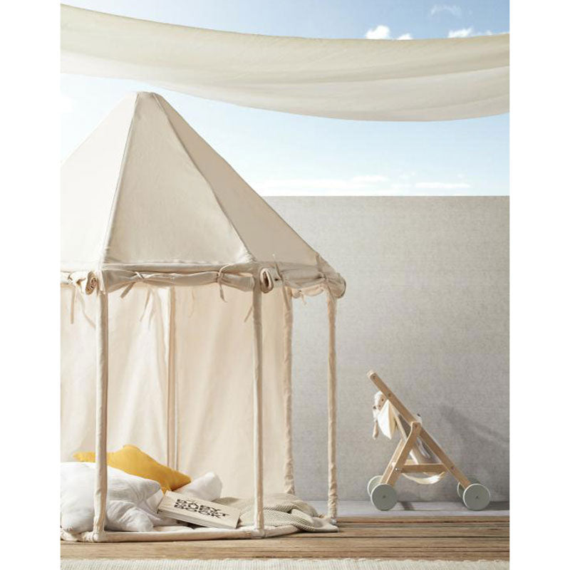 Kids Concept Pavillon in cremeweiß ca. Ø 120 x H 142cm