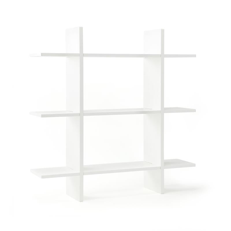 Kids Concept Wandregal aus Holz in weiß 70x70cm