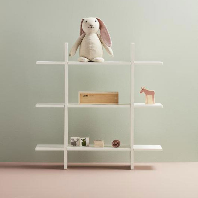 Kids Concept Wandregal aus Holz in weiß 70x70cm