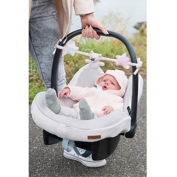 Baby's Only Wagenkette in klassisch rosa/babyrosa/weiß 25x10x5cm