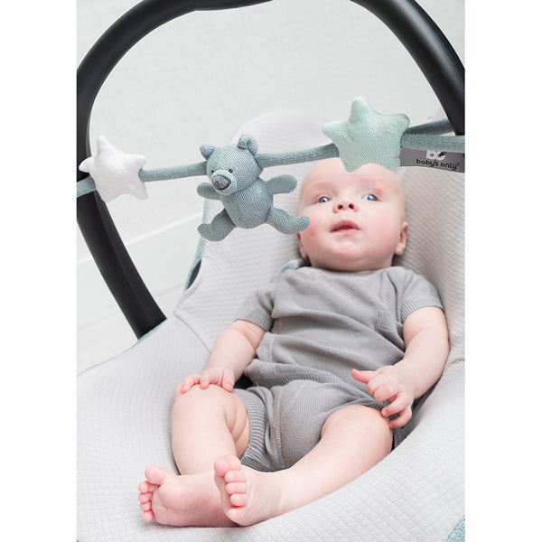 Baby's Only Wagenkette in klassisch rosa/babyrosa/weiß 25x10x5cm