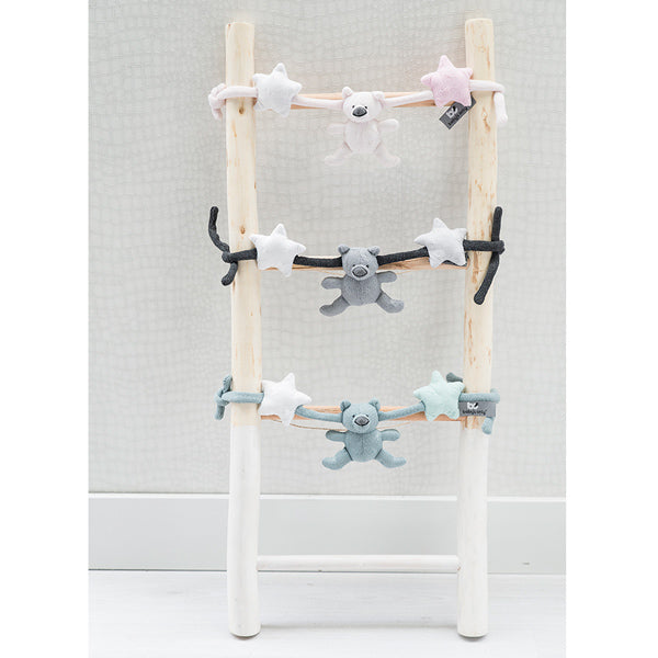 Baby's Only Wagenkette in klassisch rosa/babyrosa/weiß 25x10x5cm