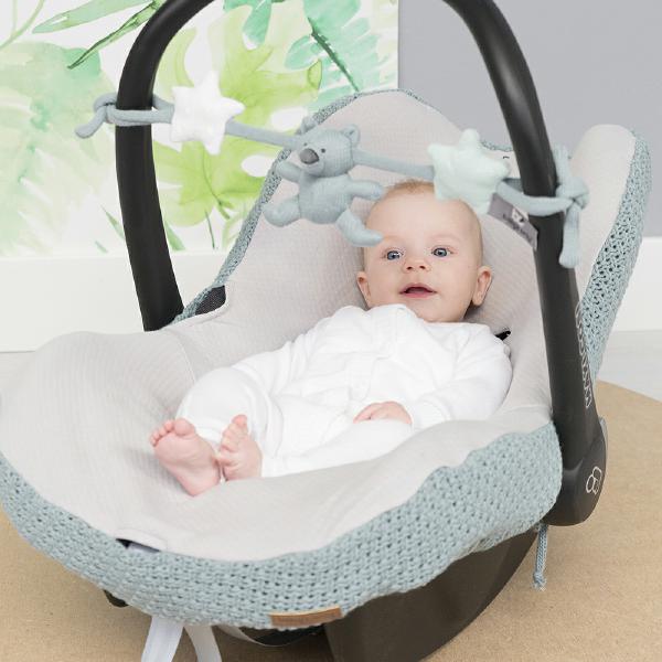 Baby's Only Wagenkette in grau-anthrazit-weiß 25x10x5cm