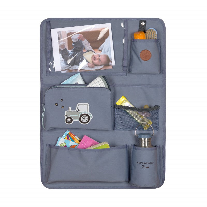 Lässig Autoutensilo Adventure Traktor in blau