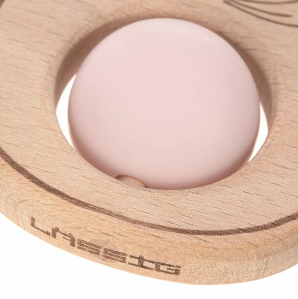 Lässig Greifling mit Silikon-Ball Little Chums rosa