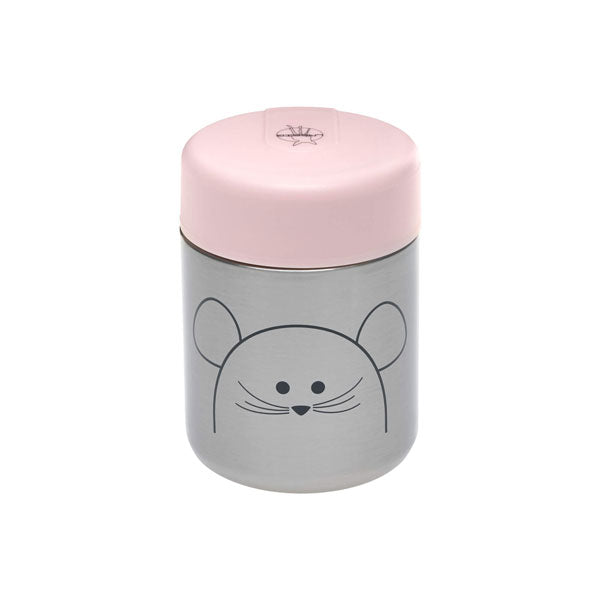 Lässig Thermobehälter Little Chums Maus rosa