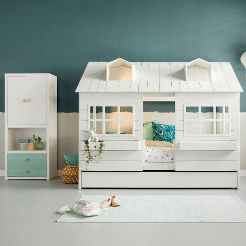 LIFETIME Hüttenbett Lakehouse 2 in 90x200cm in weiß