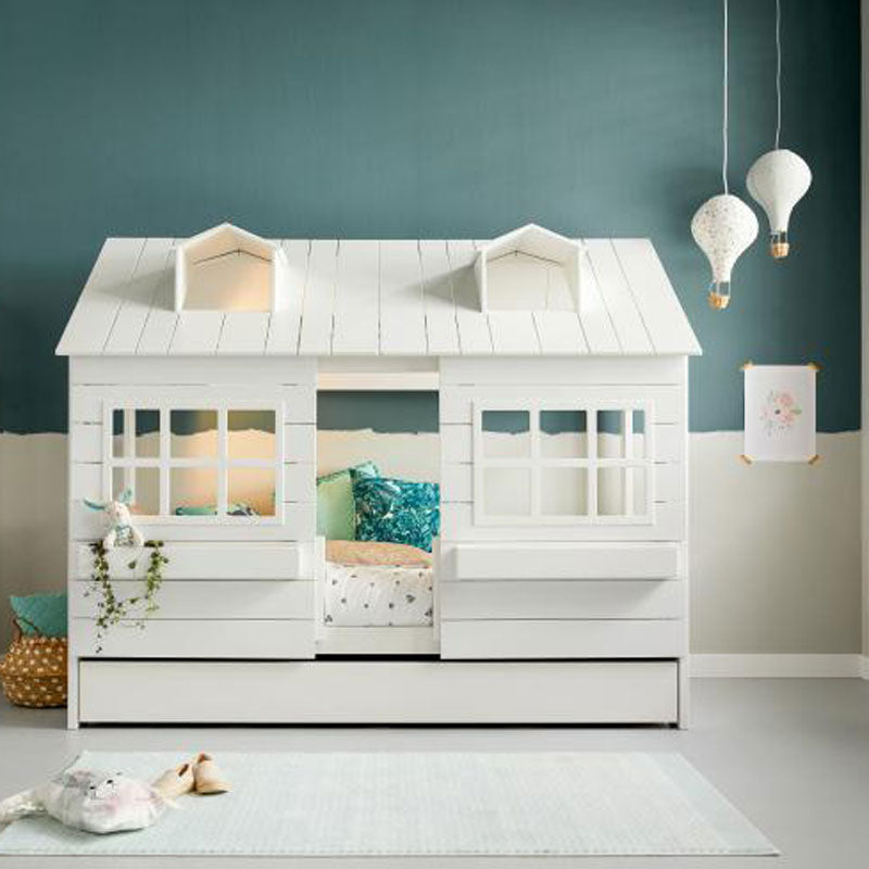 LIFETIME Hüttenbett Lakehouse 2 in 90x200cm in weiß