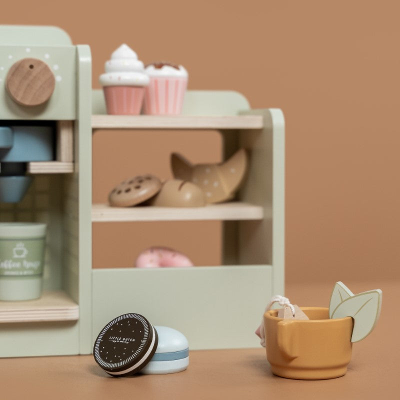 Little Dutch Holzspielzeug Kaffee Ecke mint