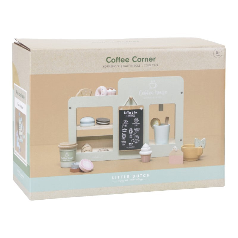 Little Dutch Holzspielzeug Kaffee Ecke mint