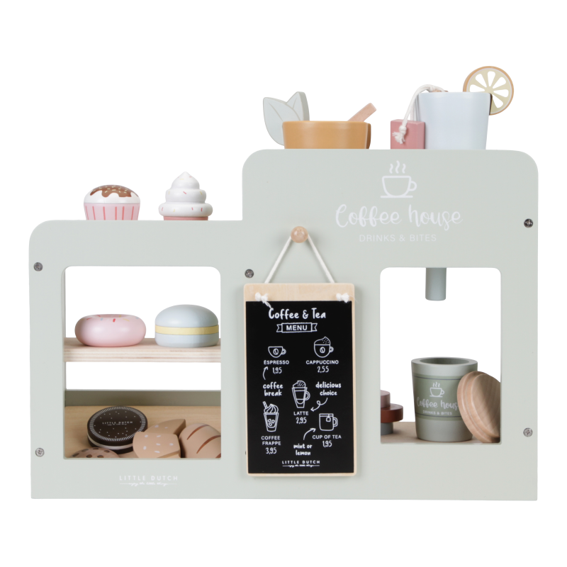Little Dutch Holzspielzeug Kaffee Ecke mint
