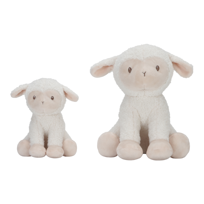 Hier abgebildet mit Kuschelschaf in 17cm