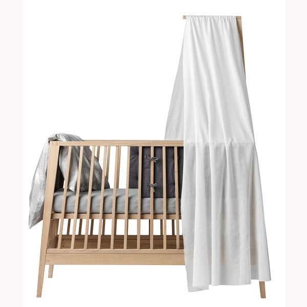 Leander Stoffhimmel für Babybett Linea/Luna in Weiß