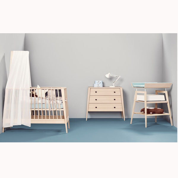 Leander Linea Kommode mit 3 Schubladen in Eiche