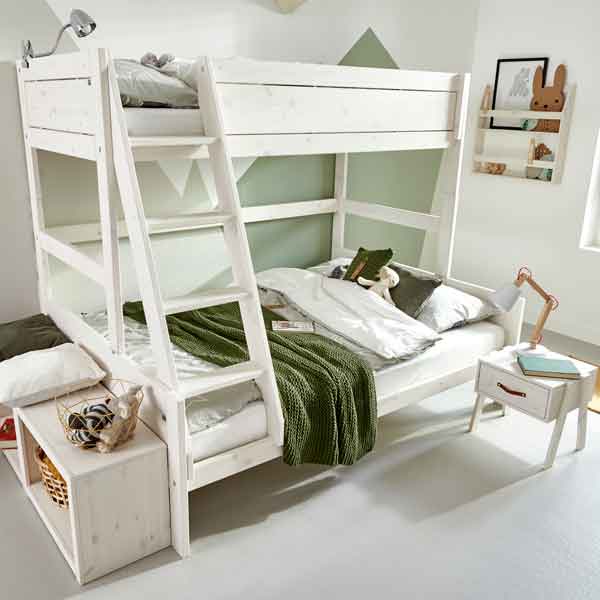 LIFETIME Regalsystem - Regal 1 Fach in weiß oder white wash