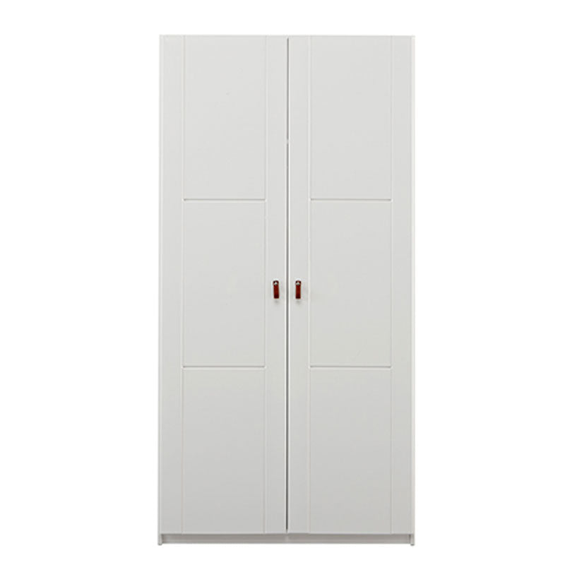 LIFETIME 2-türiger Kleiderschrank in weiß oder white wash - 100x203cm - Griffe wählbar