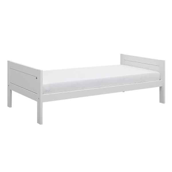 LIFETIME Bett 90x200cm aus Vollholz in weiß oder white wash
