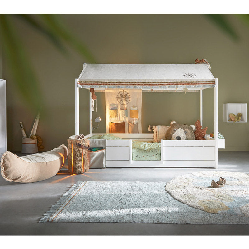 LIFETIME Bettwäsche Nature Trip 135x200cm; 80x80/60x70/50x75cm AUSSTELLUNGSSTÜCK