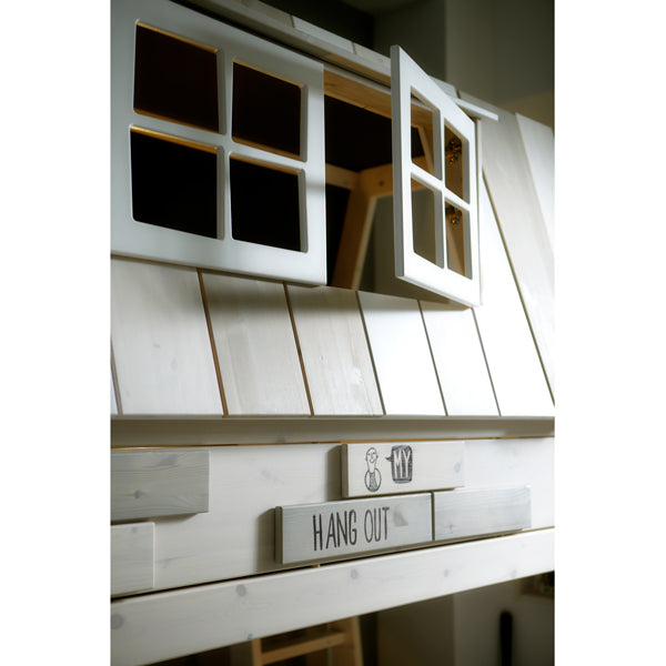 LIFETIME Abenteuerbett Hangout als Etagenbett in 120x200cm - Leiter seitlich