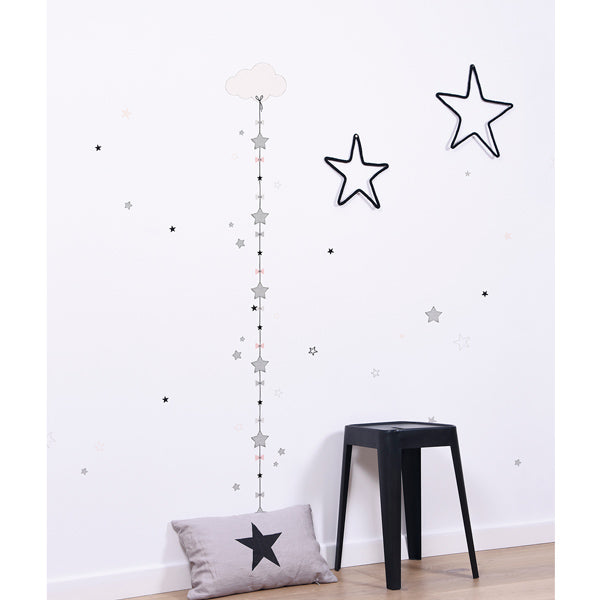 Lilipinso Wandsticker 126x16,5cm Messlatte mit Sternen