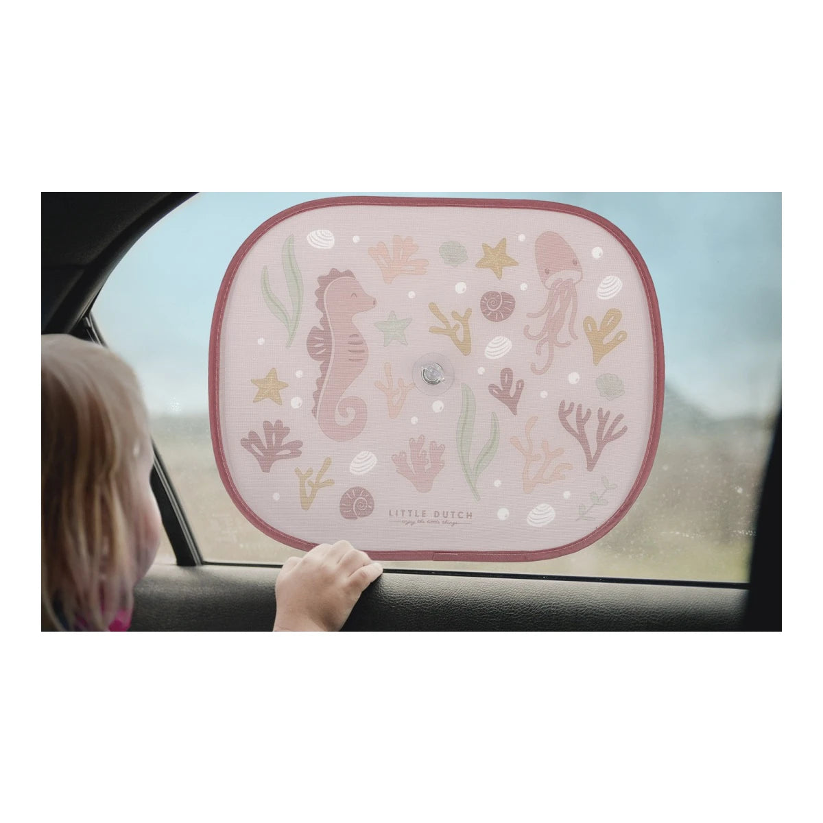 Little Dutch Auto Sonnenblenden "Ocean Dreams" Pink