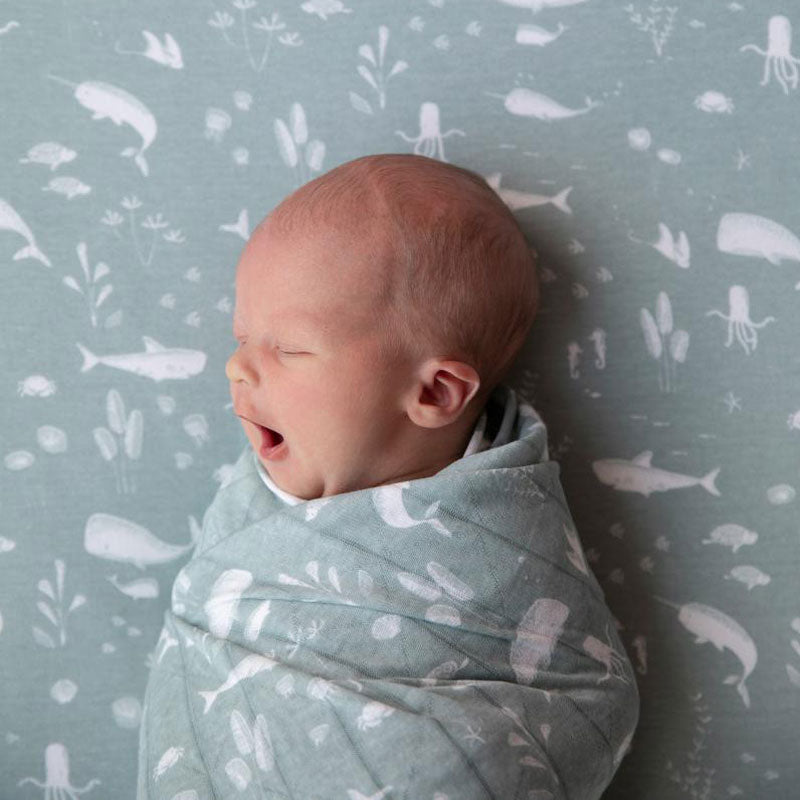 Little Dutch Fußsack "Ocean mint"