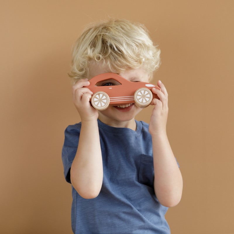 Little Dutch Holzspielzeug Sportwagen in rost