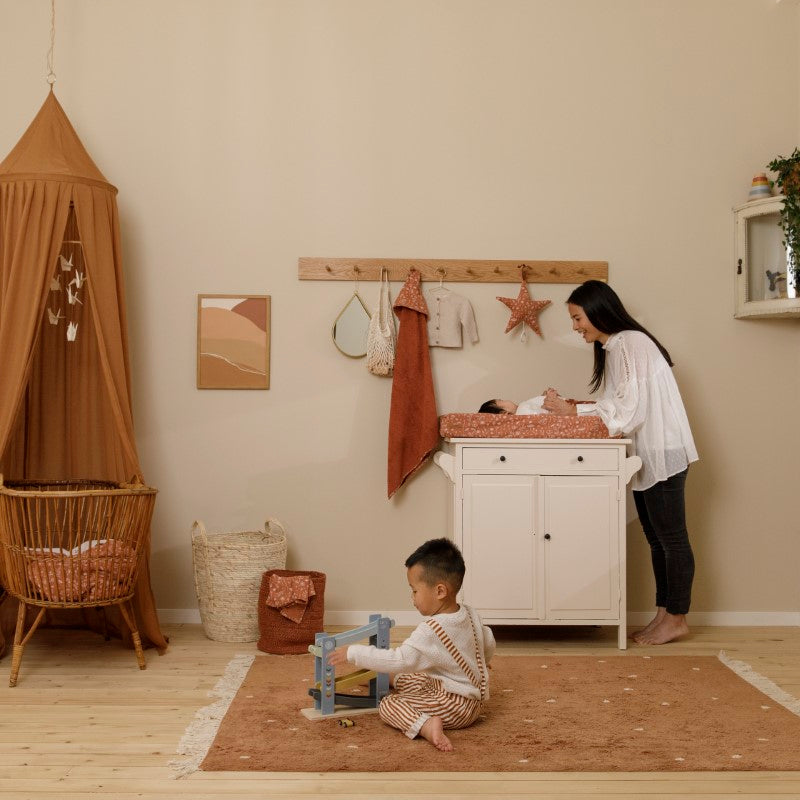 Little Dutch Holzspielzeug Rollbahn blau