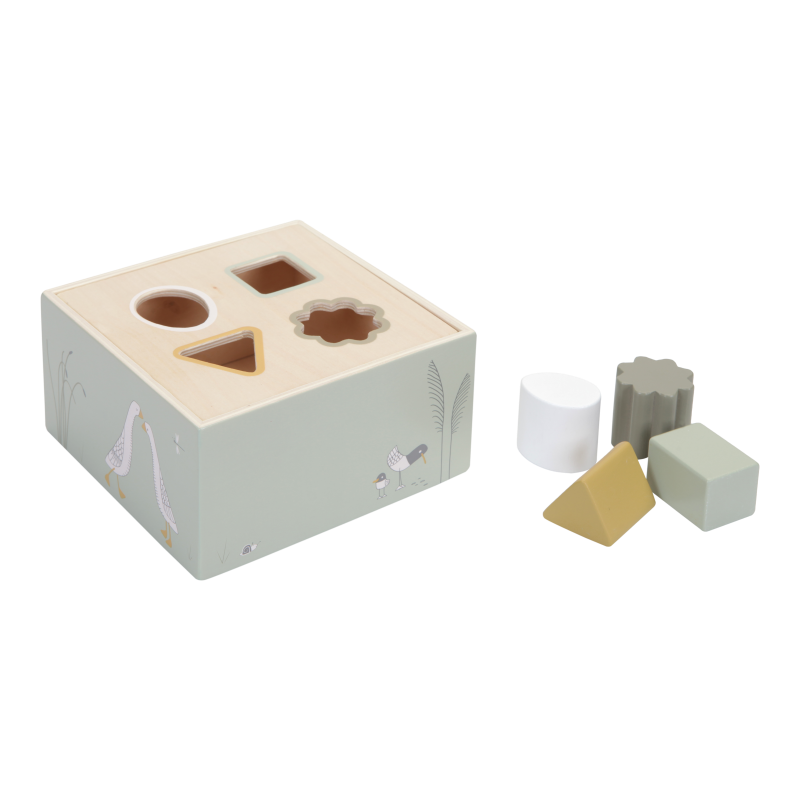 Little Dutch Holz Steckspielzeug "Little Goose" olive
