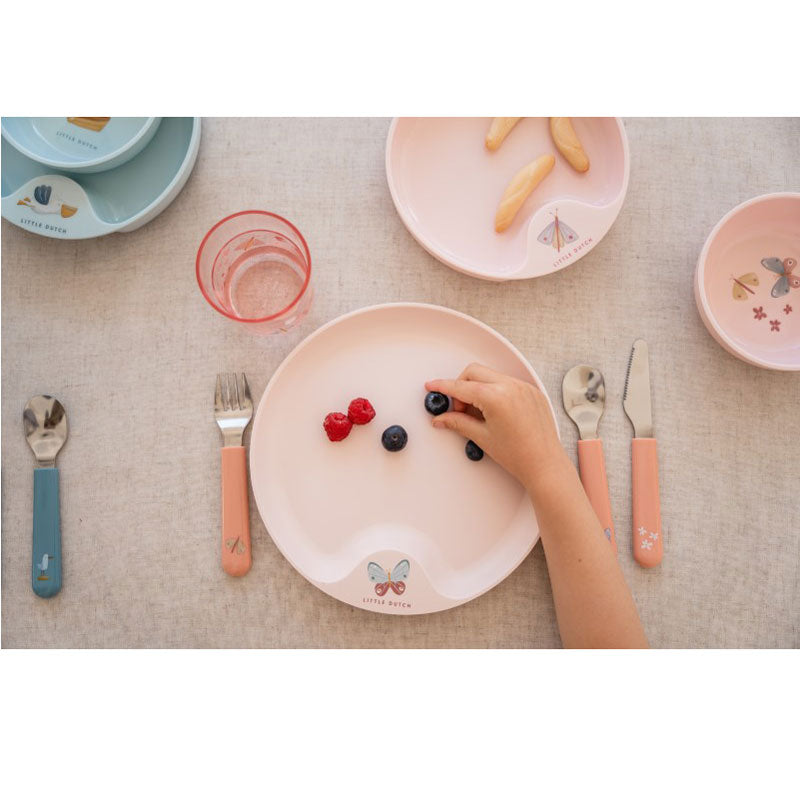 Little Dutch Kindergeschirr-Set sechsteilig "Flowers & Butterflies"