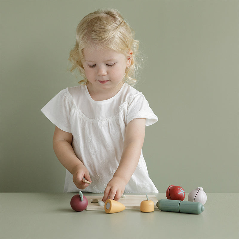 Little Dutch Küchenzubehör 'Gemüse zum Schneiden' aus Holz