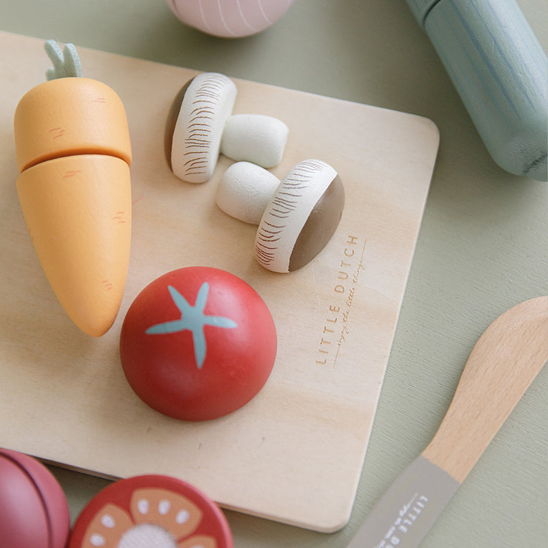 Little Dutch Küchenzubehör 'Gemüse zum Schneiden' aus Holz