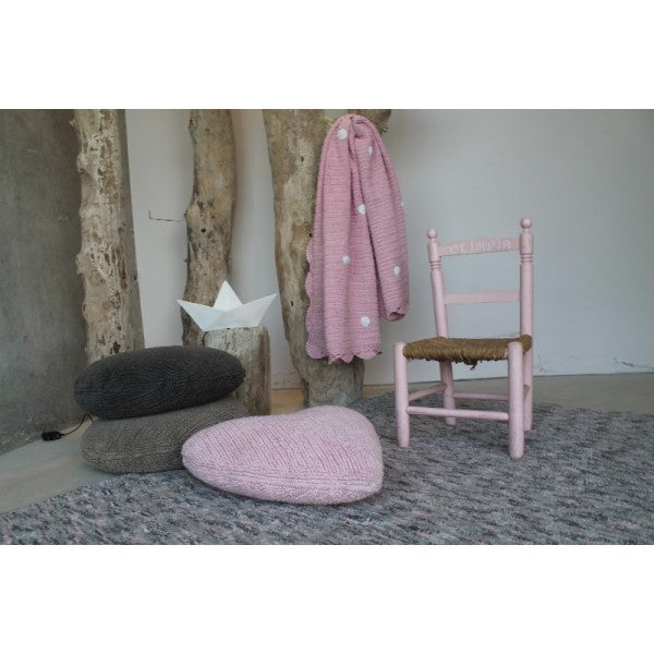 Lorena Canals Kissen Herz rosa