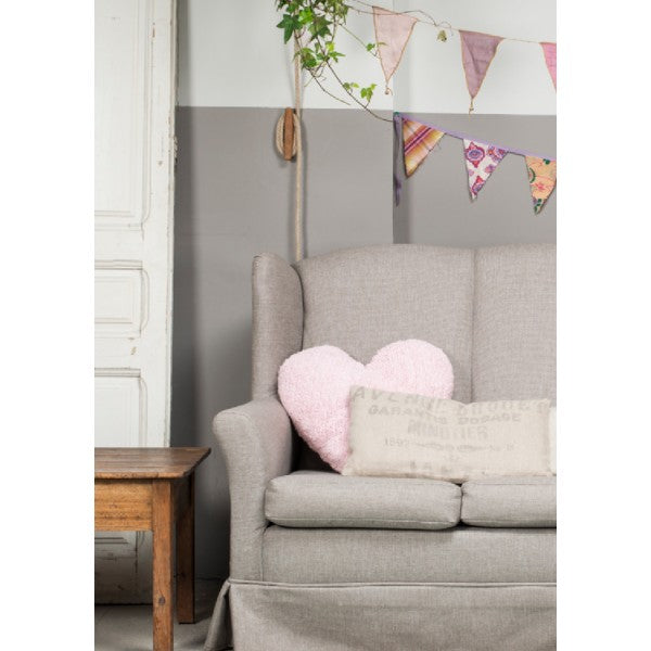 Lorena Canals Kissen Herz rosa