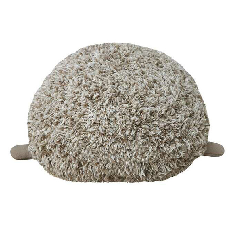 Lorena Canals Bodenkissen "Hedgehog" light brown/natural 50x65cm