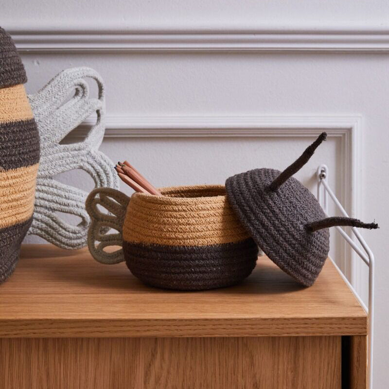 Lorena Canals Korb 'Baby Bee' in Ø15x15 cm