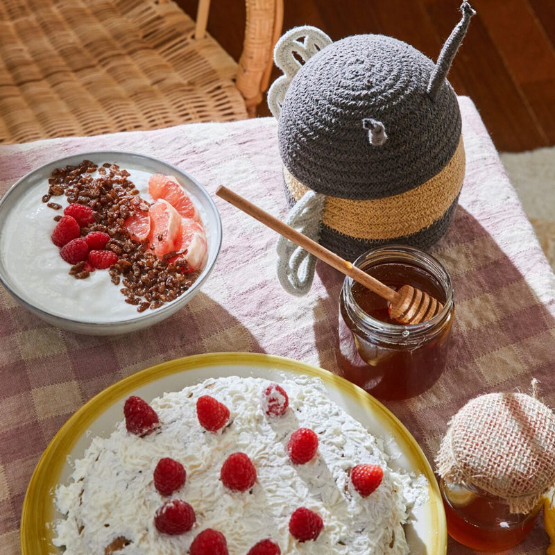 Lorena Canals Korb 'Baby Bee' in Ø15x15 cm