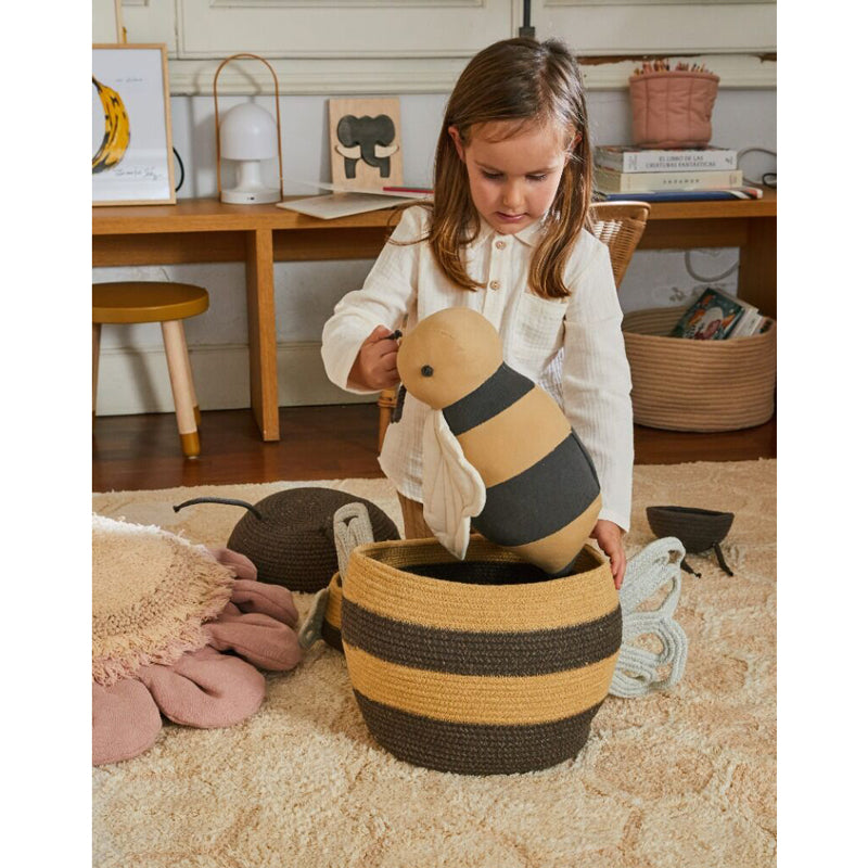 Lorena Canals Korb 'Mama Bee' in Ø30x32 cm