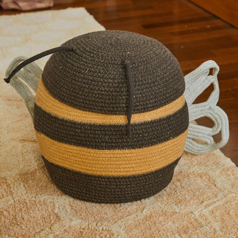 Lorena Canals Korb 'Mama Bee' in Ø30x32 cm