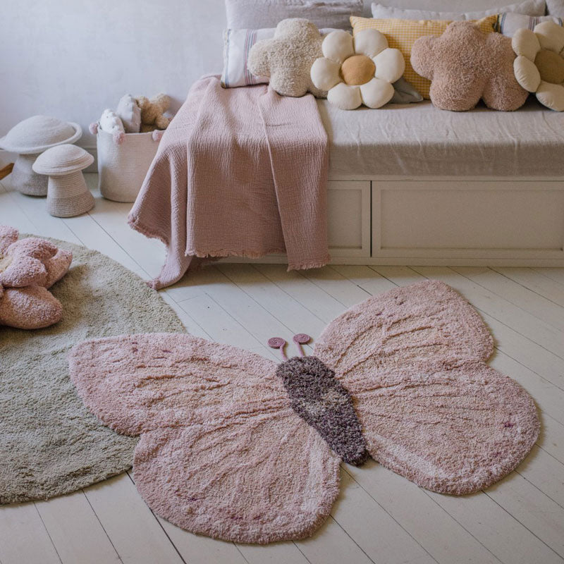 Lorena Canals waschbarer Teppich 'Baby Butterfly' 90x120cm